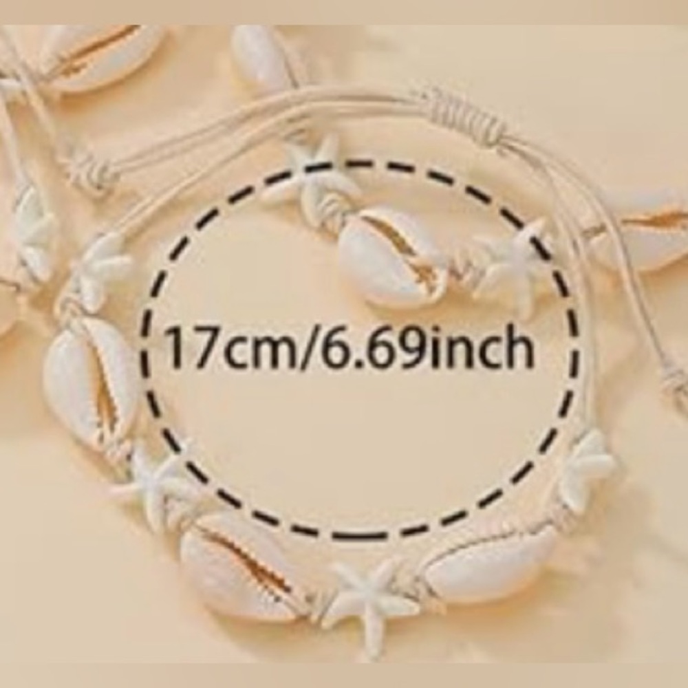 🛍️BUNDLE ONLY ITEM🛍️ Shell Bracelet with Starfish Accents - Picture 4 of 6